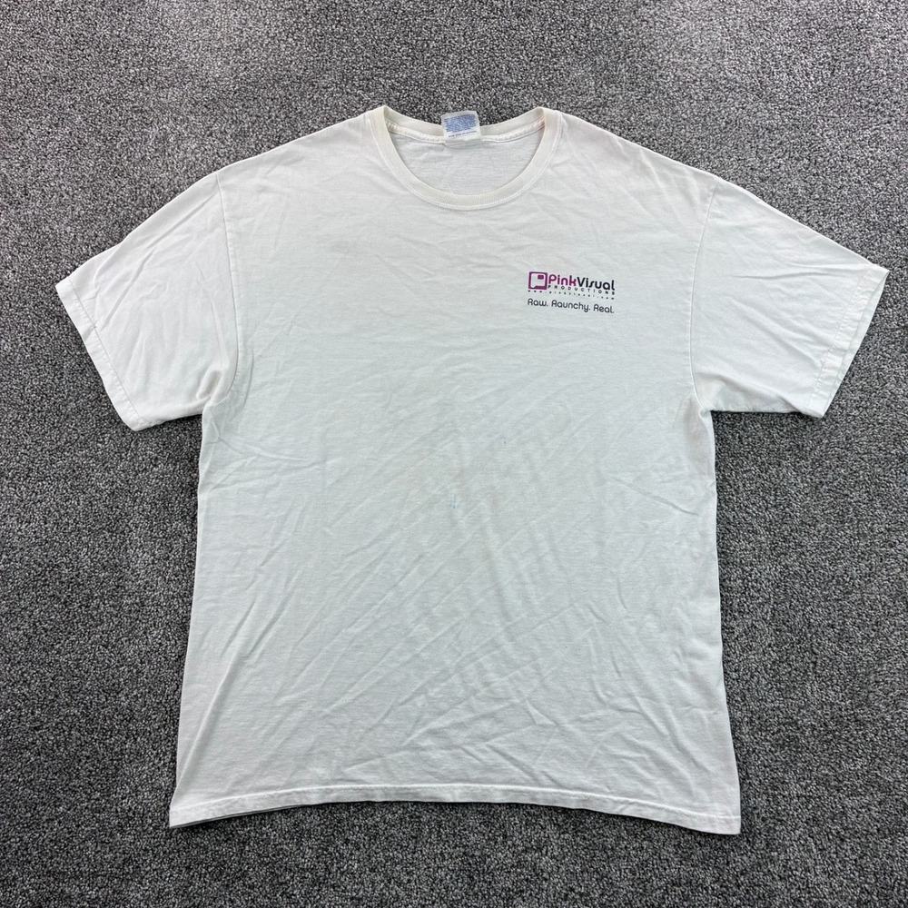 Vintage Pink Visual Productions Porn Shirt Mens Large She Got Pimped Porno